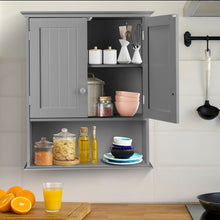 Load image into Gallery viewer, Wall Mount Bathroom Storage Cabinet -Gray
