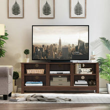 Load image into Gallery viewer, 60"  Entertainment TV Stand Cabinet-Brown
