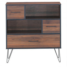 Load image into Gallery viewer, Multipurpose Sideboard Storage Cabinet with Metal Leg &amp; Drawers
