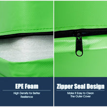 Load image into Gallery viewer, Incline Wedge Fitness Skill Tumbling Gymnastics Mat-Blue and Green
