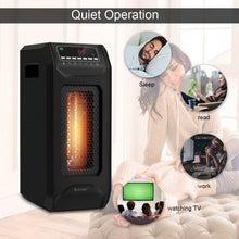 Load image into Gallery viewer, 1500 W Portable Electric Space Heater with Timer Remote Control
