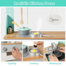 Load image into Gallery viewer, 2 in 1 Kids Wooden Pretend Cooking Playset Toy
