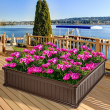 Load image into Gallery viewer, 48.5" Raised Garden Bed Planter for Flower Vegetables Patio-Brown

