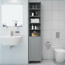 Load image into Gallery viewer, 72'' Free Standing Tall Floor Bathroom Storage Cabinet-Gray
