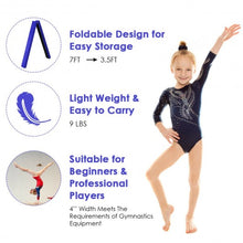 Load image into Gallery viewer, 7' Sectional Gymnastics Floor Balance Beam-Blue
