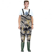 Load image into Gallery viewer, Waterproof Chest Waders Nylon PVC Cleated Bootfoot -L

