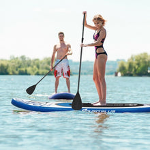 Load image into Gallery viewer, 11-Feet Inflatable Adjustable Paddle Board with Carry Bag
