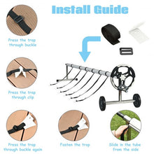 Load image into Gallery viewer, 18 Ft Solar Aluminum Pool Cover Reel Set
