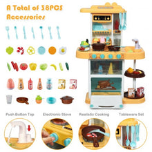 Load image into Gallery viewer, Kitchen Playset with Realistic Lights &amp; Sounds-Yellow
