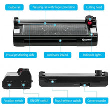 Load image into Gallery viewer, 9" Hot and Cold Paper Trimmer with 25 Pouches and Corner Rounder-Black
