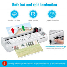 Load image into Gallery viewer, 13" Hot and Cold Paper Trimmer with Corner Rounder and 25 Pouches-White
