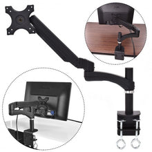 Load image into Gallery viewer, Single Arm TV LCD Monitor Desk Mount Stand Bracket Swivel Gas Spring up to 27"
