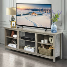 Load image into Gallery viewer, 2-Tier Entertainment Media Console Center-Gray

