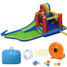 Load image into Gallery viewer, Inflatable Kid Bounce House Castle with Blower
