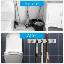Load image into Gallery viewer, Wall-mounted Mop Holder Hanger with 5 Positions
