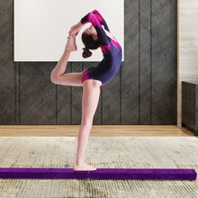 Load image into Gallery viewer, 7' Sectional Gymnastics Floor Balance Beam-Purple
