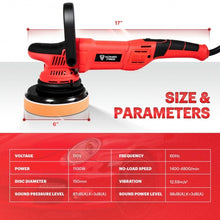Load image into Gallery viewer, 1100W Dual Action Random Orbital Polisher Kit
