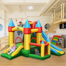 Load image into Gallery viewer, Kids Inflatable Dual Slide Jumping  Castle with 780W Blower

