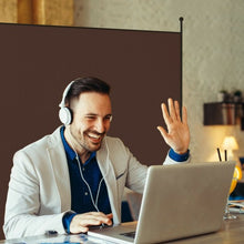 Load image into Gallery viewer, Single Panel Room Divider Privacy Partition Screen for Office Home-Coffee
