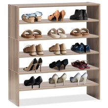 Load image into Gallery viewer, 3 Pcs 31-Inch Stackable Shoe Rack-Natural
