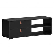 Load image into Gallery viewer, Entertainment Media TV Stand with Drawers-Black
