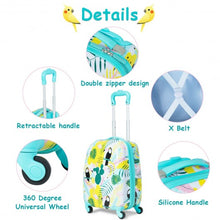 Load image into Gallery viewer, 2 pcs Kids Luggage Set 12" Backpack &amp; 16" Rolling Suitcase Travel
