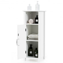 Load image into Gallery viewer, Bathroom Adjustable Shelf Floor Storage Cabinet with Door
