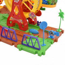 Load image into Gallery viewer, 54 pcs Railway Train Building Blocks with Light &amp; Music
