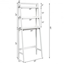 Load image into Gallery viewer, 3-Shelf Over-The-Toilet Storage Organizer Rack-White
