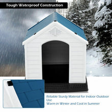 Load image into Gallery viewer, Plastic Waterproof Ventilate Pet Puppy House
