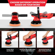 Load image into Gallery viewer, 1100W Dual Action Random Orbital Polisher Kit
