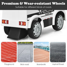 Load image into Gallery viewer, Children Push and Ride Racer Licensed Mercedes Benz Push Truck Car-White
