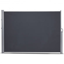 Load image into Gallery viewer, 118.5" x 63" Patio Retractable Folding Side Awning Screen Privacy Divider
