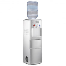 Load image into Gallery viewer, Top Loading Water Dispenser with Built-In Ice Maker Machine-Silver
