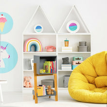 Load image into Gallery viewer, Nightstand End Table Side Table Freestanding Cabinet Utility Bookshelf
