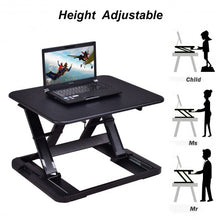 Load image into Gallery viewer, Slim 8 Adjustable Standing Folding Lap Desk-Black
