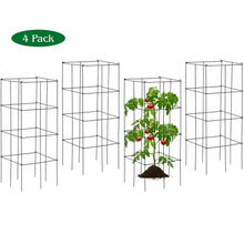 Load image into Gallery viewer, 16" x 16" x 39" 4 Pack Garden Plant Trellis
