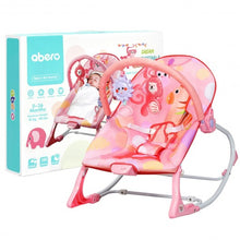 Load image into Gallery viewer, Adjustable Toddler Swing Bouncer &amp; Rocker-Pink
