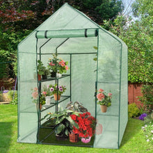 Load image into Gallery viewer, 8 shelves Mini Walk In Greenhouse Outdoor Gardening Plant Green House
