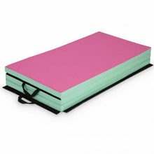 Load image into Gallery viewer, 6' x 4' Tri-Fold Gymnastics Mat Thick Folding Panel-Multicolor
