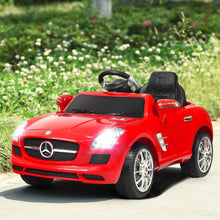 Load image into Gallery viewer, New Red Mercedes Benz sls r/c Mp3 Kids Ride on Car Electric Battery Toy-Red
