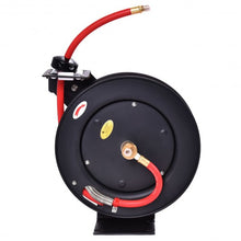 Load image into Gallery viewer, 3/8" x 25' 300 PSI Auto Rewind Retractable Air Hose Reel Compressor
