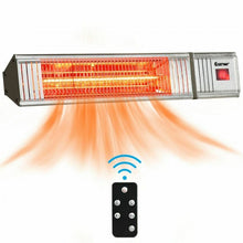 Load image into Gallery viewer, 1500W Infrared Patio Heater w/ Remote Control &amp; 24H Timer for Indoor Outdoor
