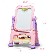 Load image into Gallery viewer, Double Sided Magnetic Drawing Art Easel-Pink
