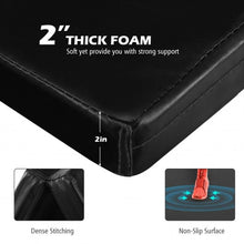 Load image into Gallery viewer, Gymnastics PU Mat  Thick Folding Panel Gym Fitness Exercise-Black
