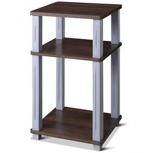 Load image into Gallery viewer, 3 Tier End Table Multipurpose Shelf Night Stand Display Shelving-Coffee
