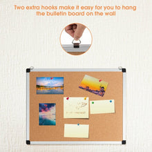 Load image into Gallery viewer, 1 or 3 Pack 24" x 18" Cork Board Set with 10 Thumb Tacks-3 Pack
