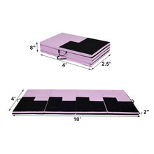 Load image into Gallery viewer, 4' x 10' x 2" Gymnastics Mat Folding Portable Exercise Aerobics Exercise Mat
