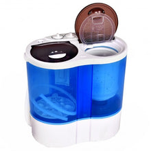 Load image into Gallery viewer, Portable Compact Twin Tub Mini Washing Machine
