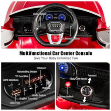 Load image into Gallery viewer, 12V Licensed AudiQ8 Kids Ride On Car-Red
